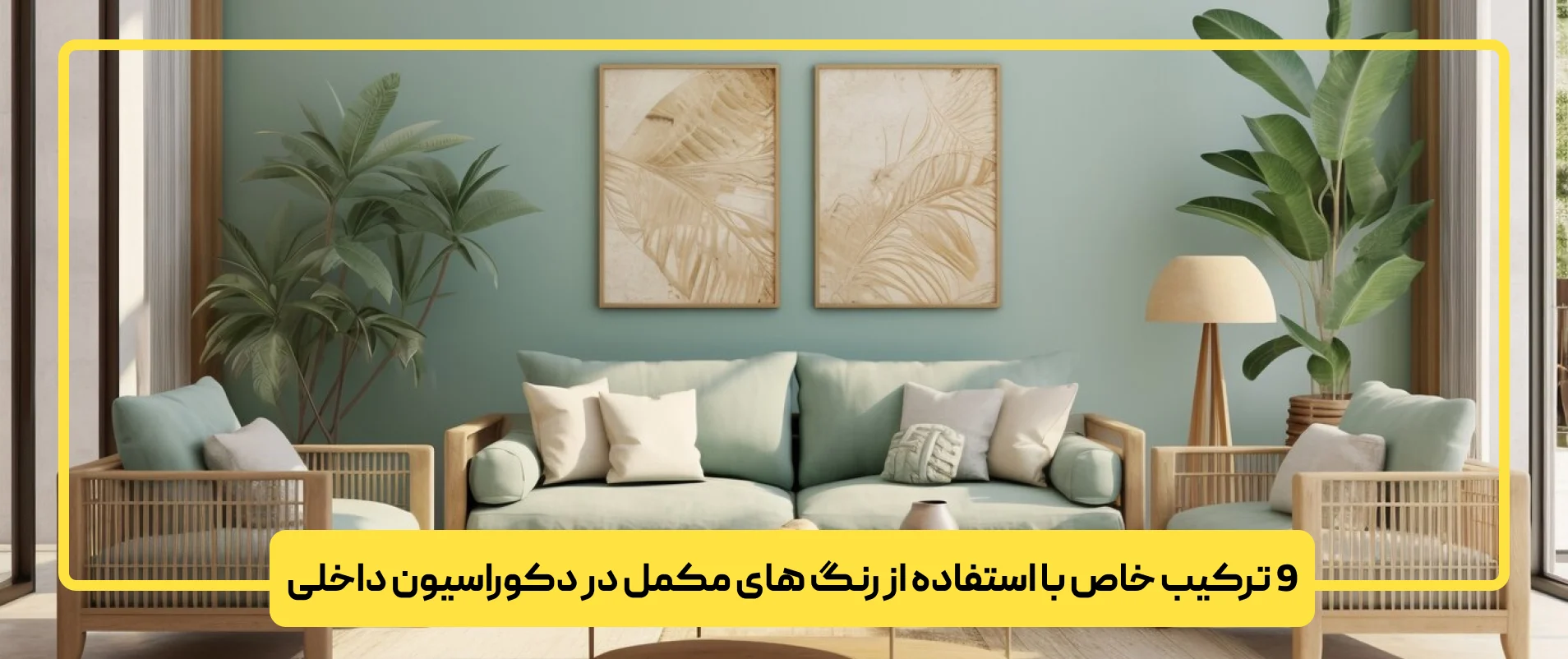 9 ترکیب خاص با استفاده از رنگ های مکمل در دکوراسیون داخلی