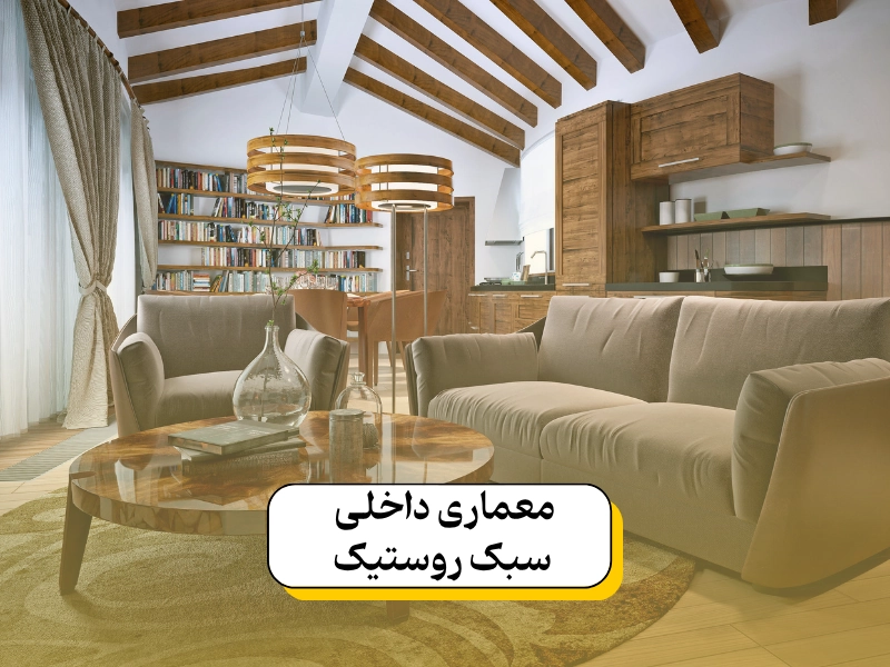 معماری داخلی سبک روستیک