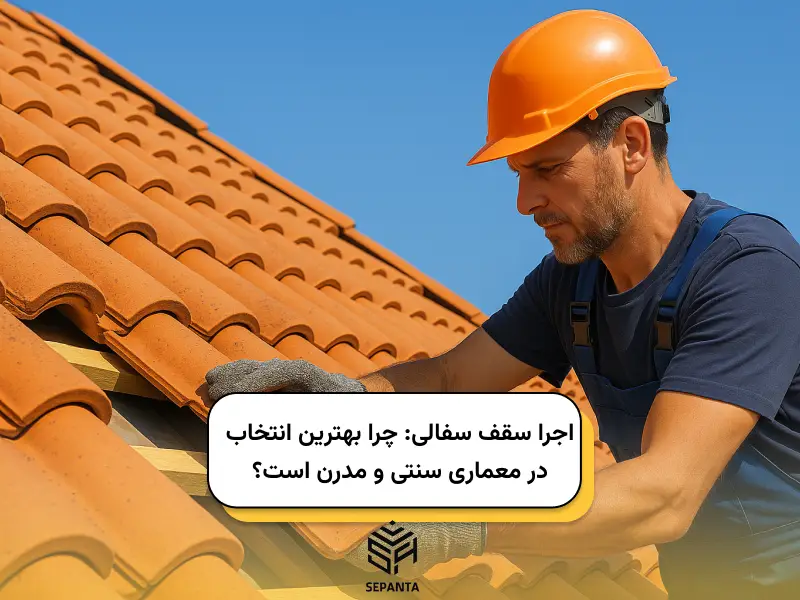 اجرا سقف سفالی_ چرا بهترین انتخاب در معماری سنتی و مدرن است؟