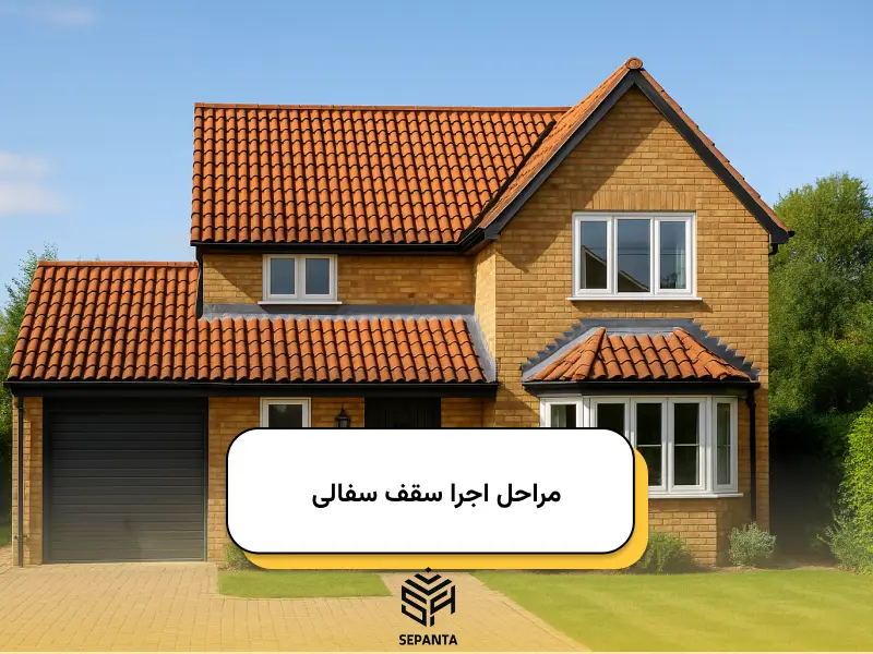 مراحل اجرا سقف سفالی